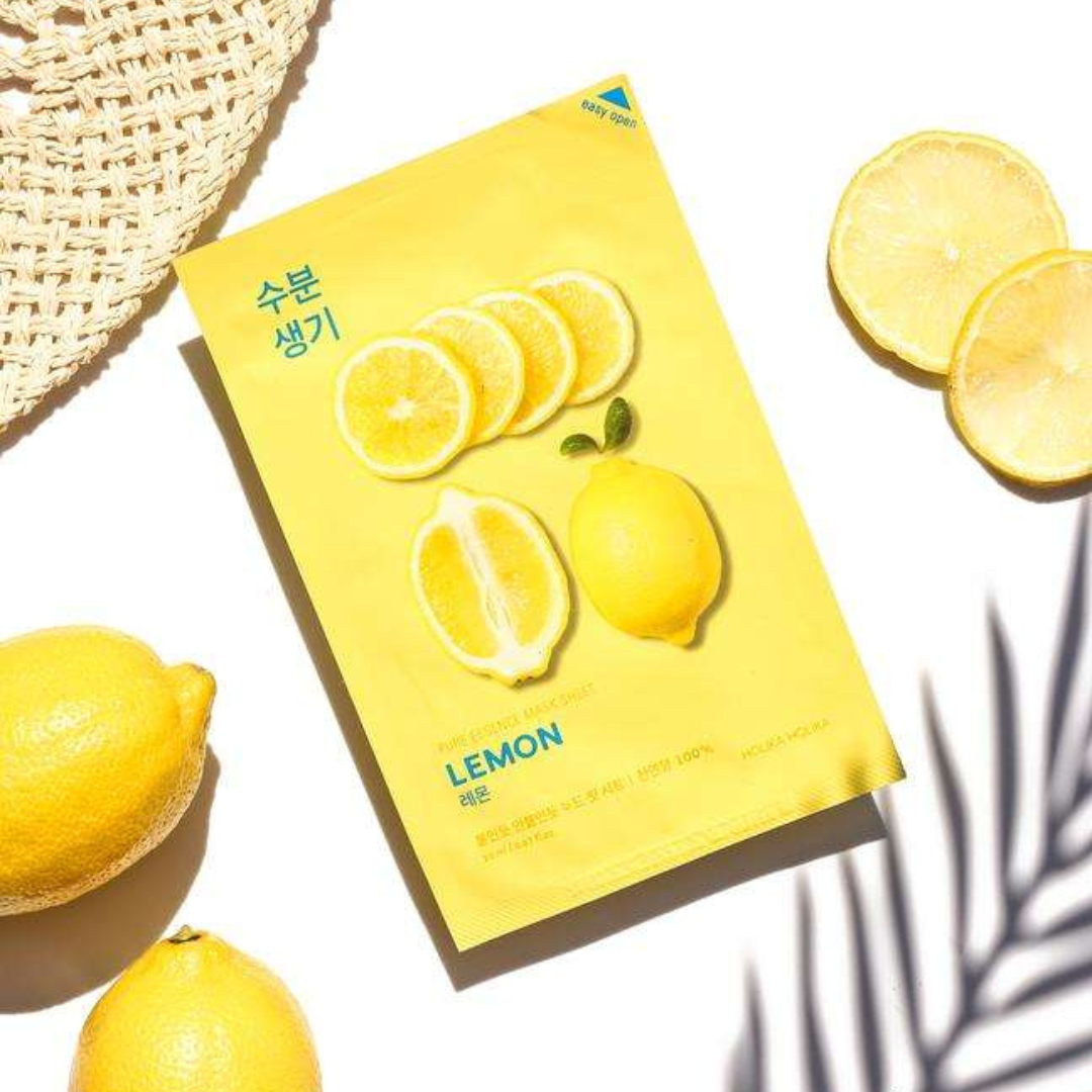 MASCARILA FACIAL DE LIMON HOLIKA COSME TICA COREANA - 3