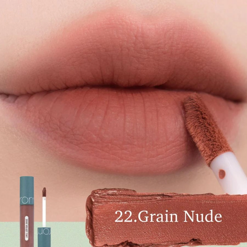 LABIAL ROM&ND ZERO VELVET TINT 22 GRAIN NUDE - 2