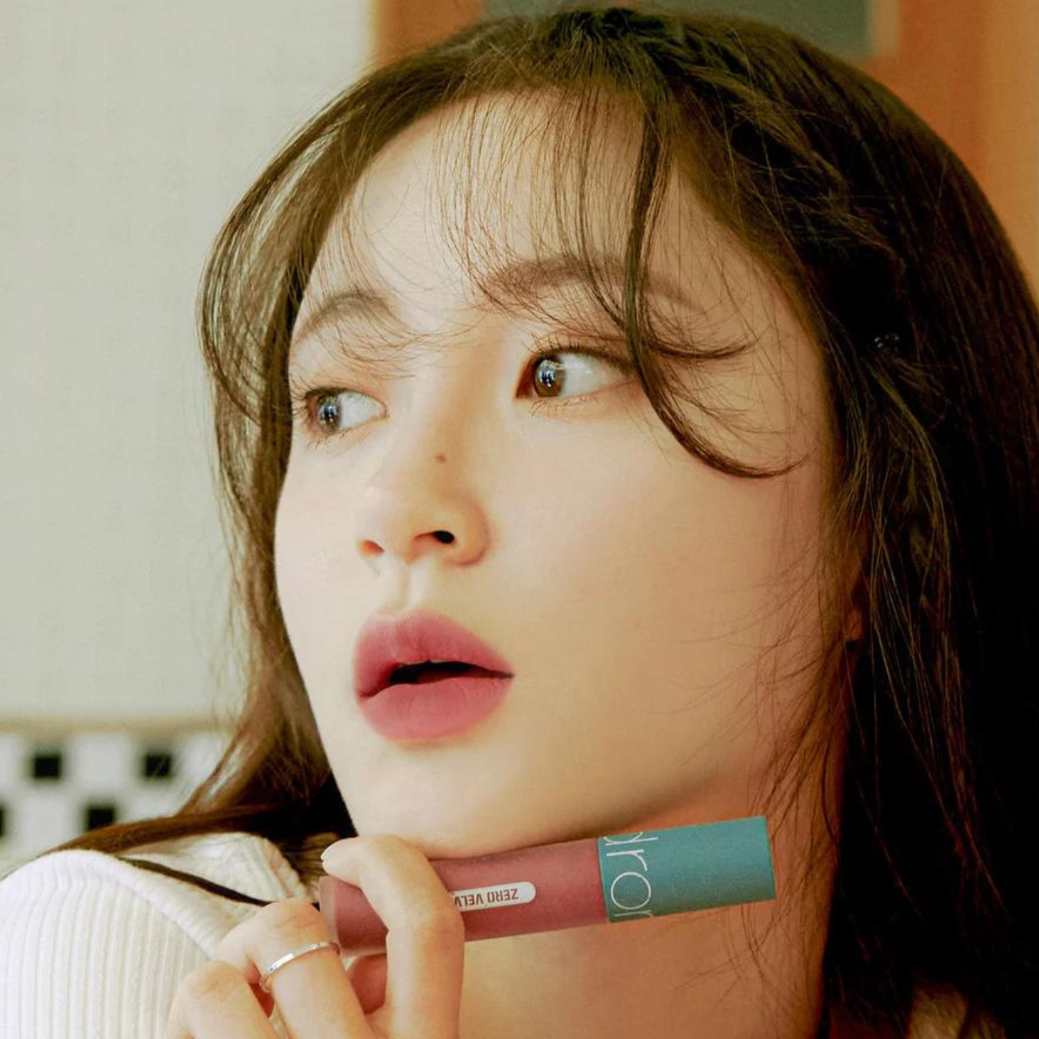 LABIAL ROM&ND ZERO VELVET TINT 25 NERD PINK - 3
