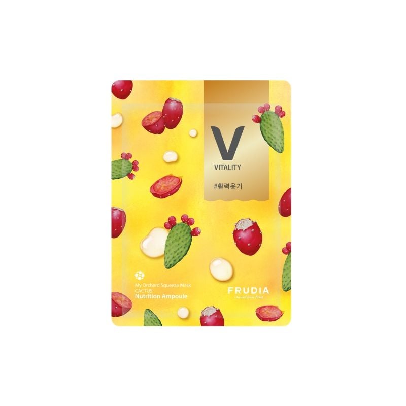 MASCARILLA FACIAL DE CACTUS REVITALIZANTE FRUDIA - 1