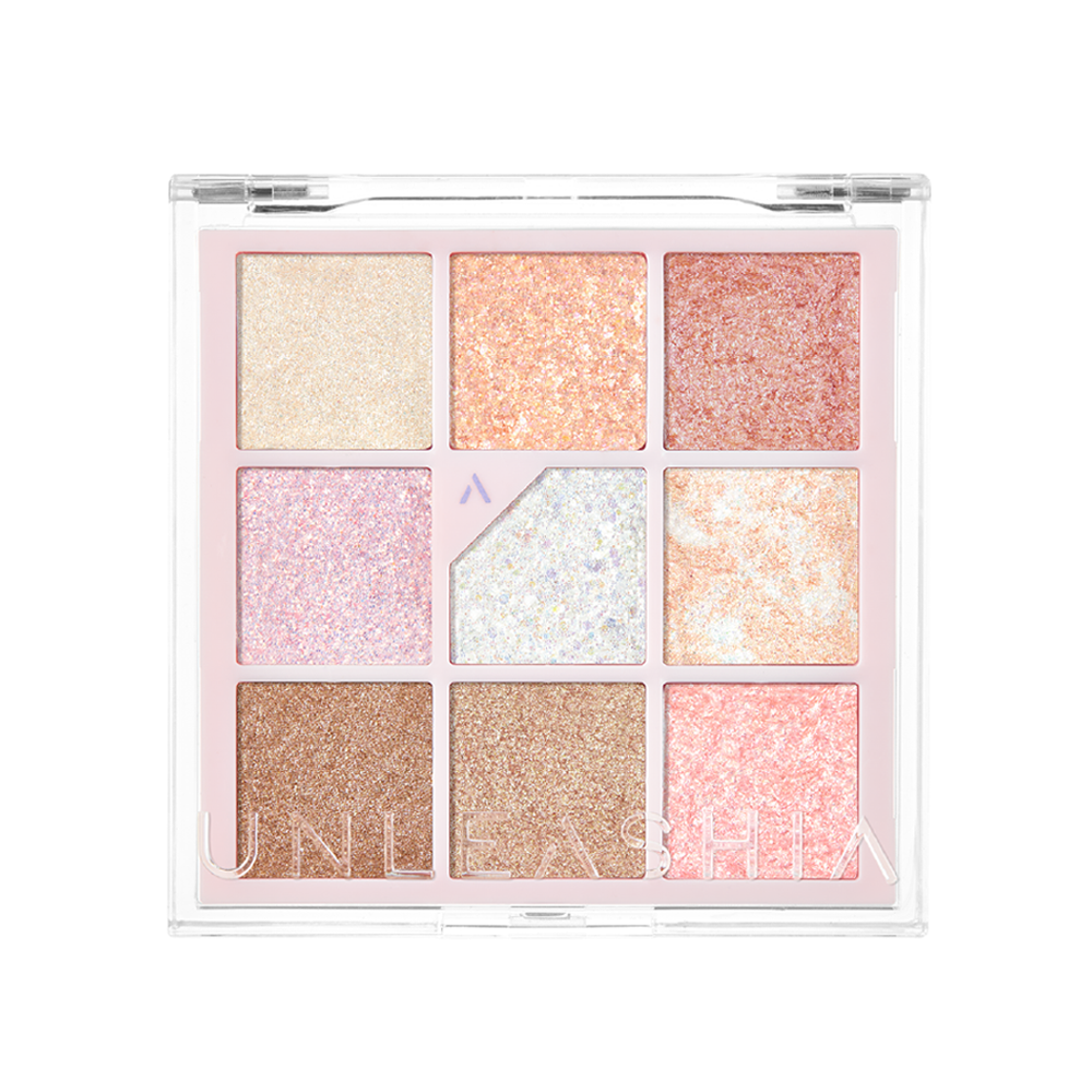 PALETA DE SOMBRAS GLITTER NO. 1 ALL OF GLITTER UNLEASHIA - 2