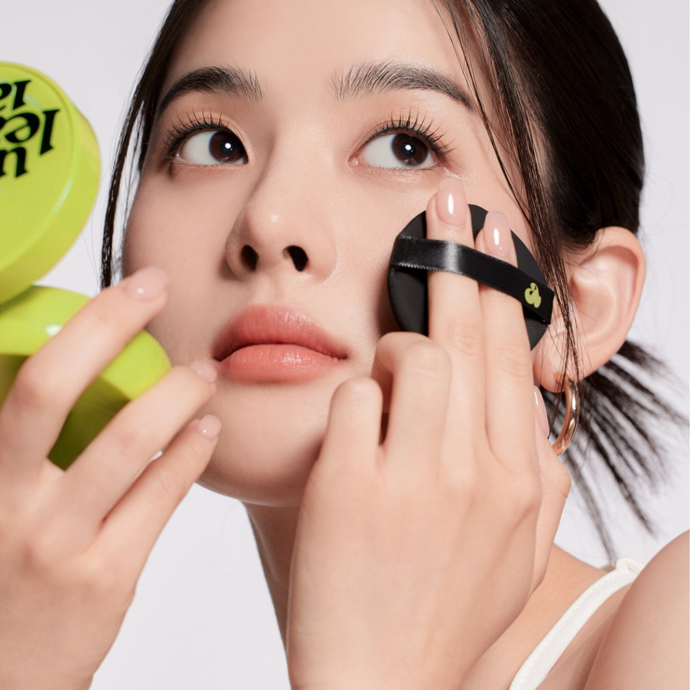 BASE MAQUILLAJE UNLEASHIA SATIN WEAR HEALTHY GREEN CUSHION NO.23 - 4