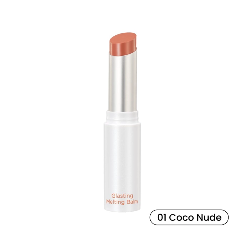 LABIAL ROM&ND GLASTING MELTING BALM 01 COCO NUDE - 2