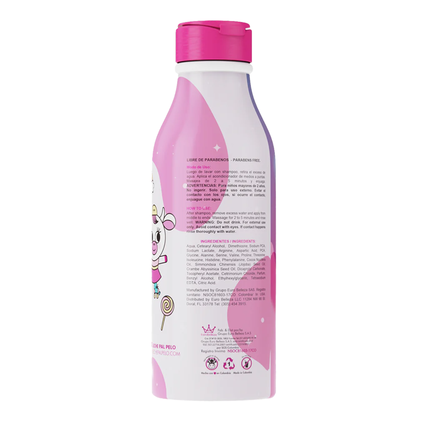 ACONDICIONADOR CABELLO LECHE PAL PELO 440 ML KIDS - 2