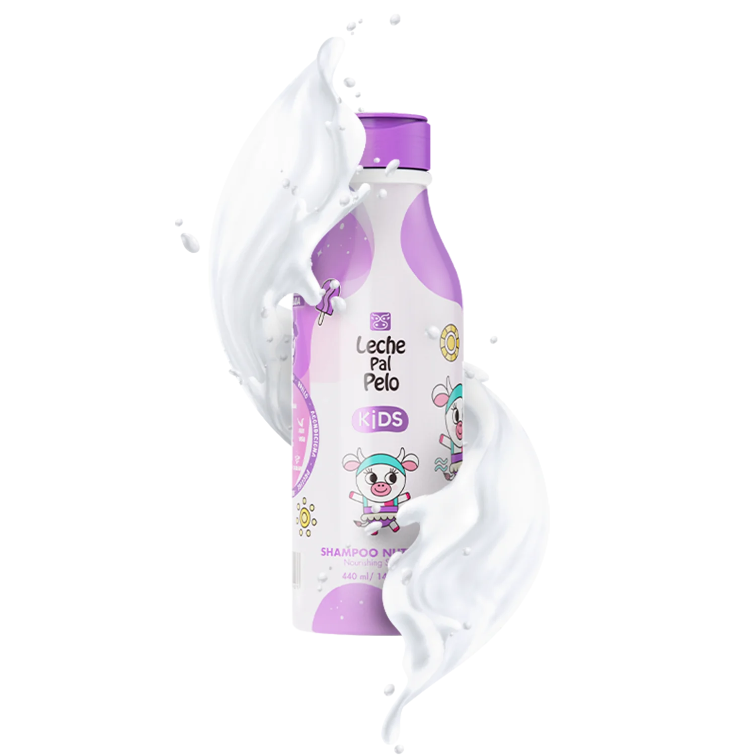 SHAMPOO CABELLO LECHE PAL PELO 440 ML NUTRITIVO - 1