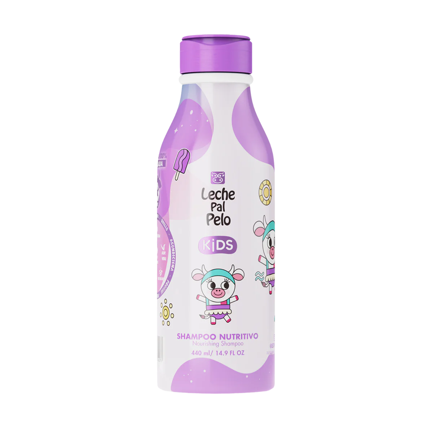 SHAMPOO CABELLO LECHE PAL PELO 440 ML NUTRITIVO - 2