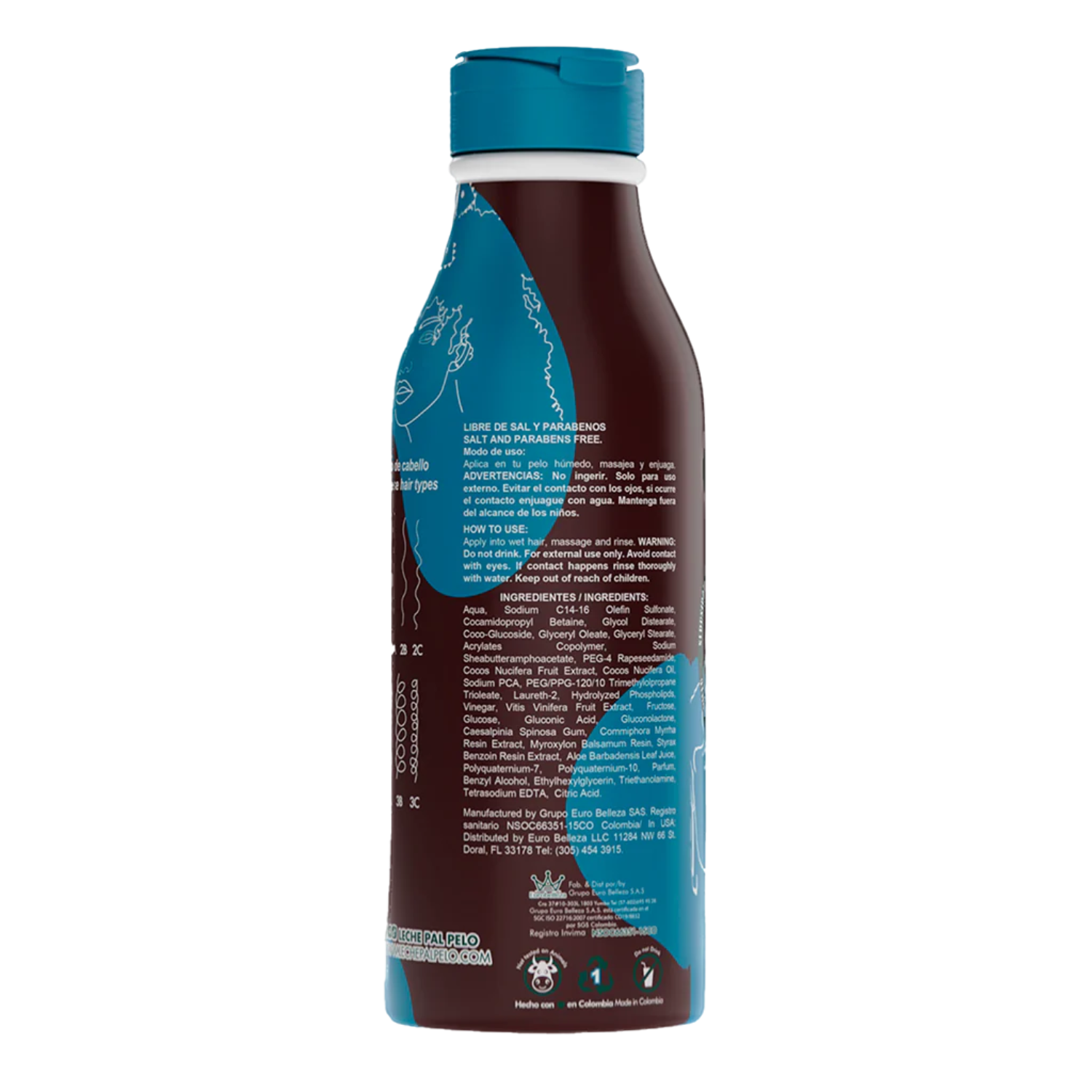 SHAMPOO CABELLO LECHE PAL PELO 440 ML ESPECIALIZADO - 3