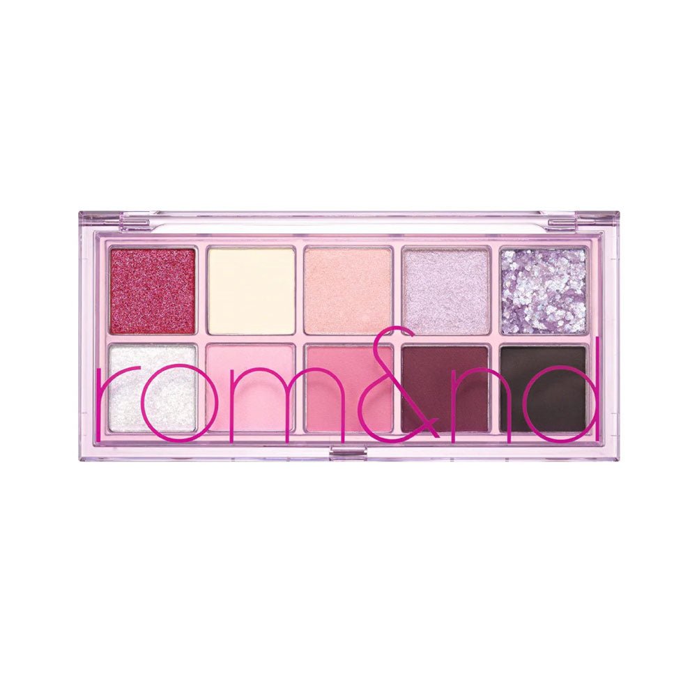 PALETA DE SOMBRAS COREANA CON 10 TONOS ROSA - 1