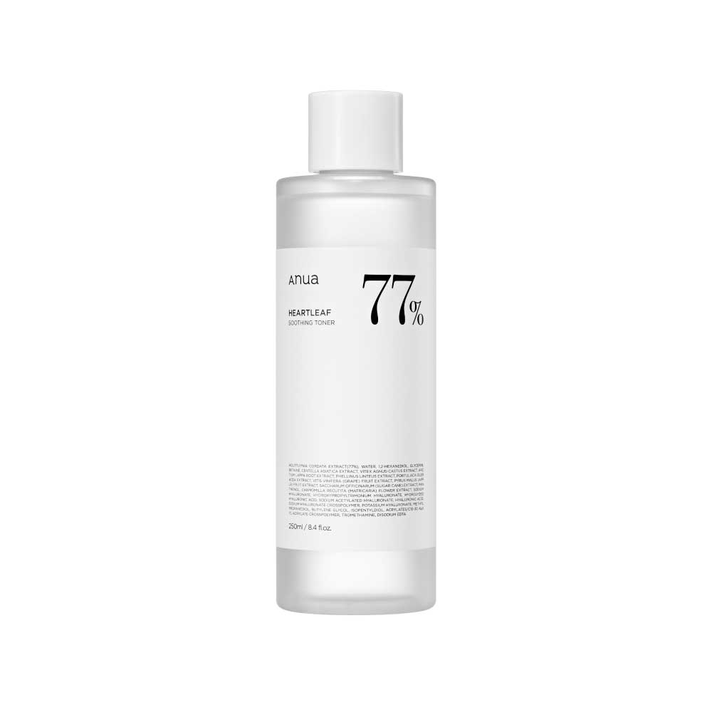 HIDRATANTE ROSTRO ANUA 250 ML HEARTLEAF 77% SOOTHING TONER ML - 1