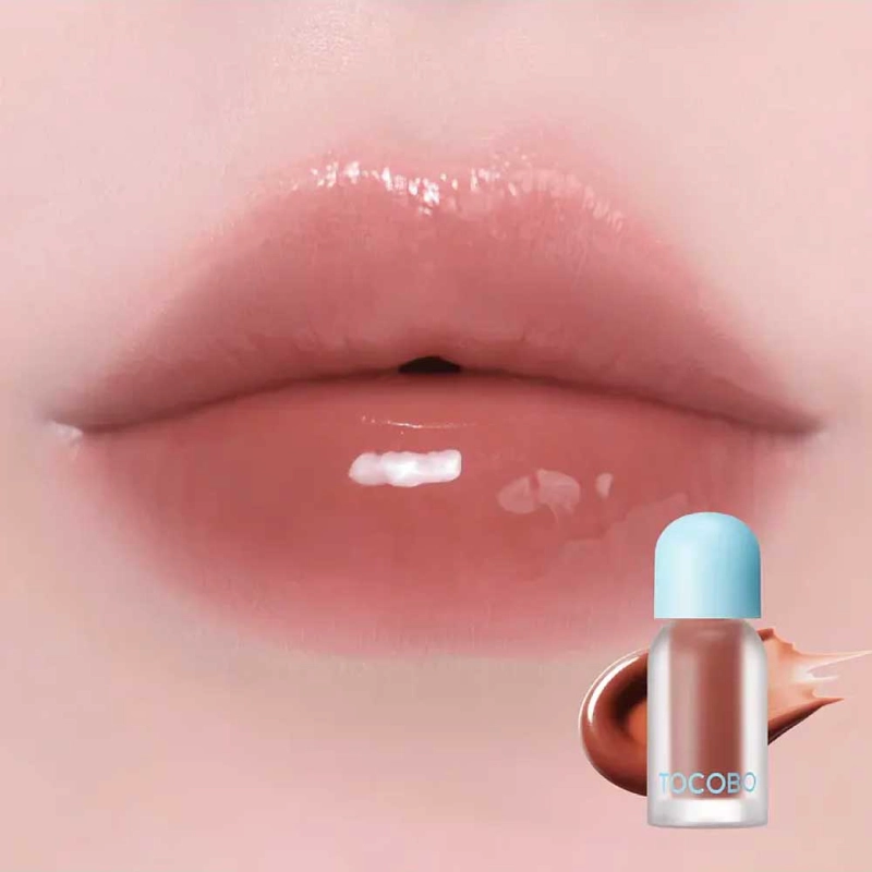 ACEITE LABIAL TOCOBO TONO MARRON ROJIZO 04 BITTER BROWN - 2