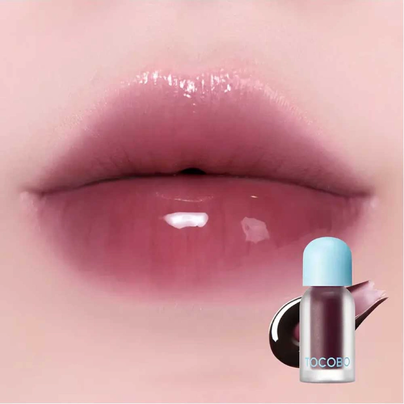 ACEITE LABIAL TOCOBO TONO ROJO CEREZA 03 BLACK CHERRY - 2