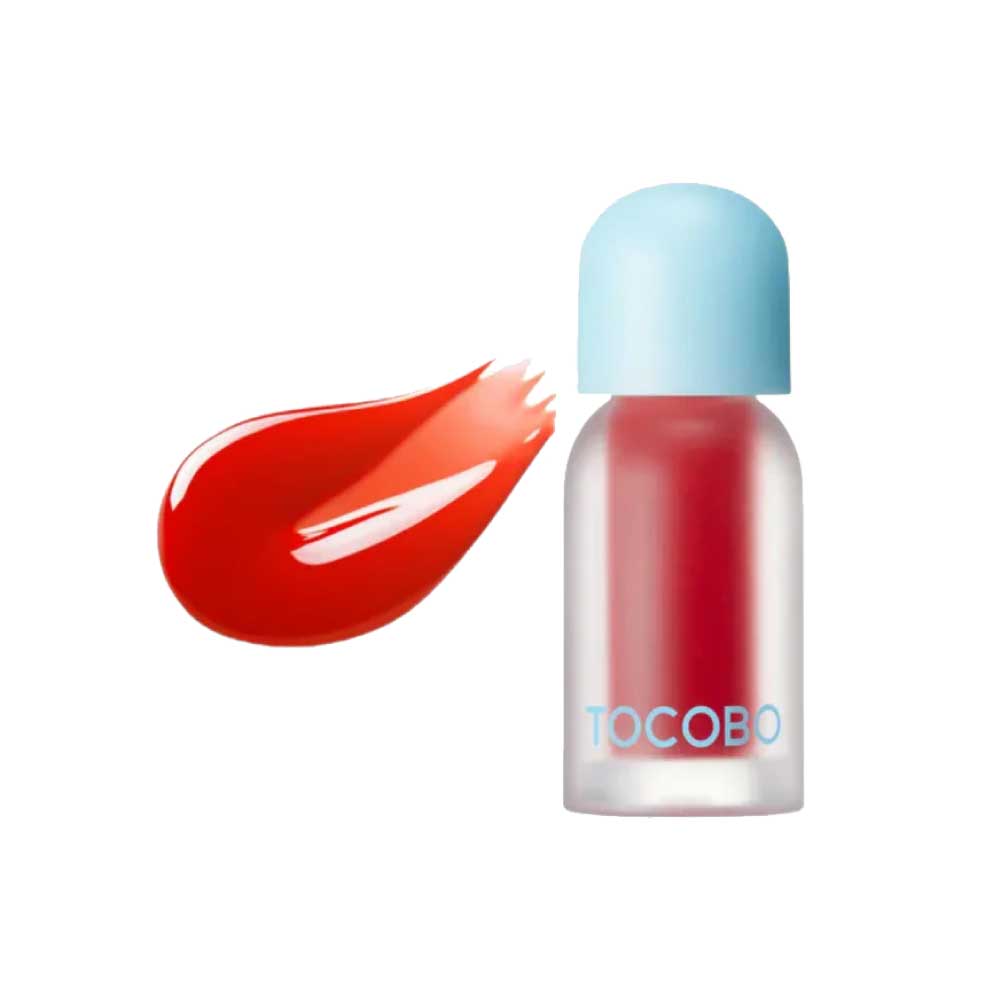 ACEITE LABIAL TOCOBO TONO ROJO FRIO 01 CHILL RED - 1