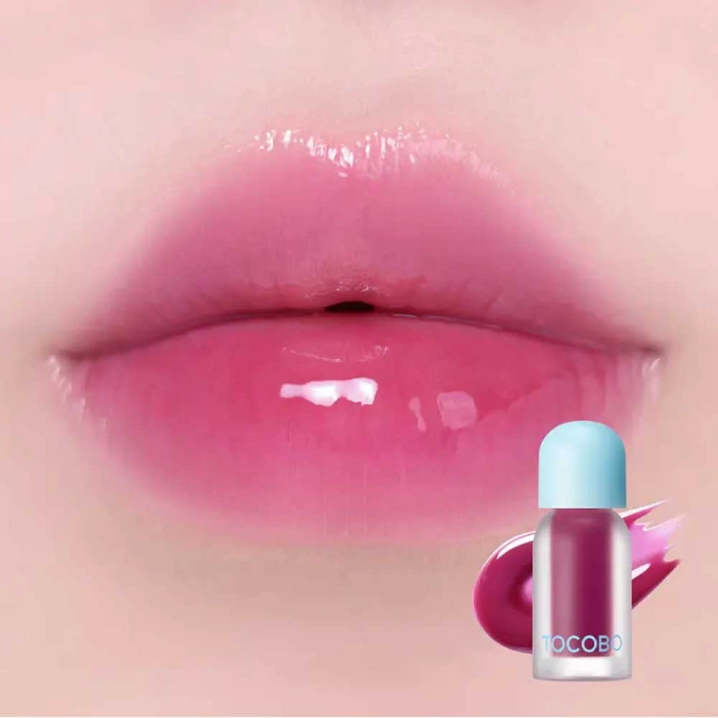 ACEITE LABIAL TOCOBO TONO MALVA FRIO 02 BERRY BRANDY - 2