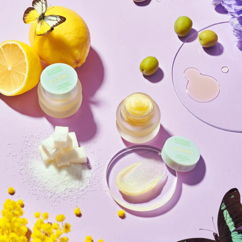 LEMON SUGAR SCRUB LIP MASK - 4