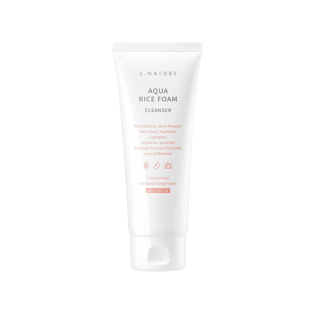 AQUA RICE FOAM CLEANSER 160ML - 1