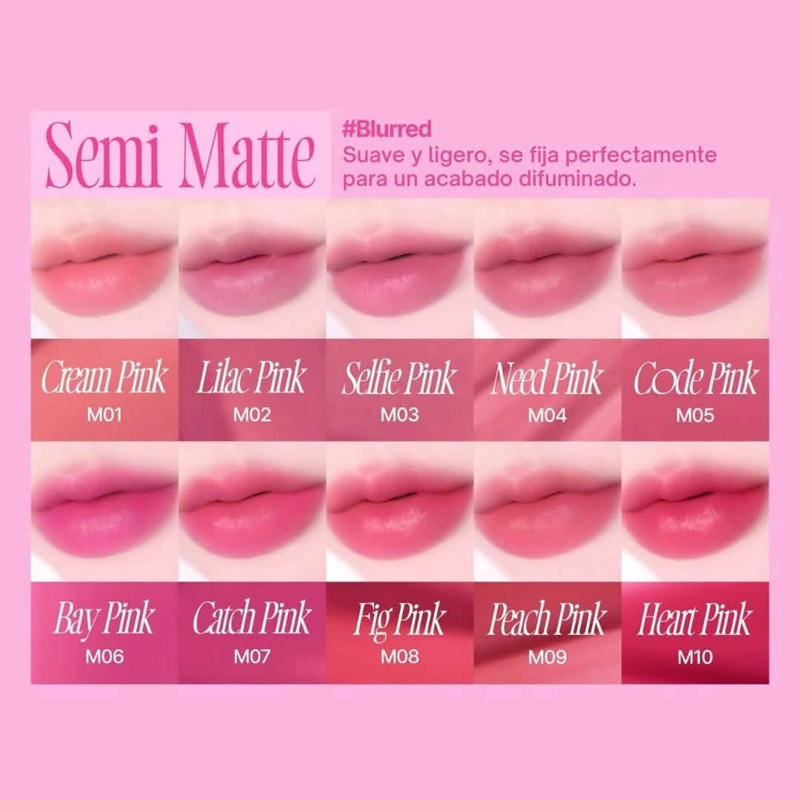PINK OBSESSION STAY-FIT LIP TINT M08 PIG PINK (SEMI MATTE) - 3
