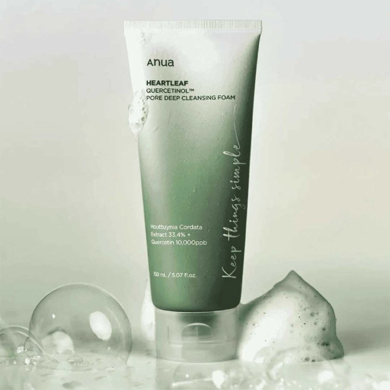 LIMPIADOR ESPUMA HEARTLEAF CON QUERCETINOL ANUA - 2