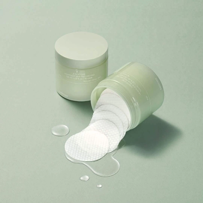 PADS EXFOLIANTES BHA DE HOUTTUYNIA JI WOO GAE CELIMAX - 4