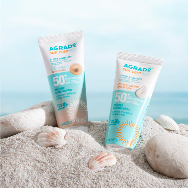 CREMA PROTECTORA FACIAL SPF50+ CC CREAM AGRADO - 2