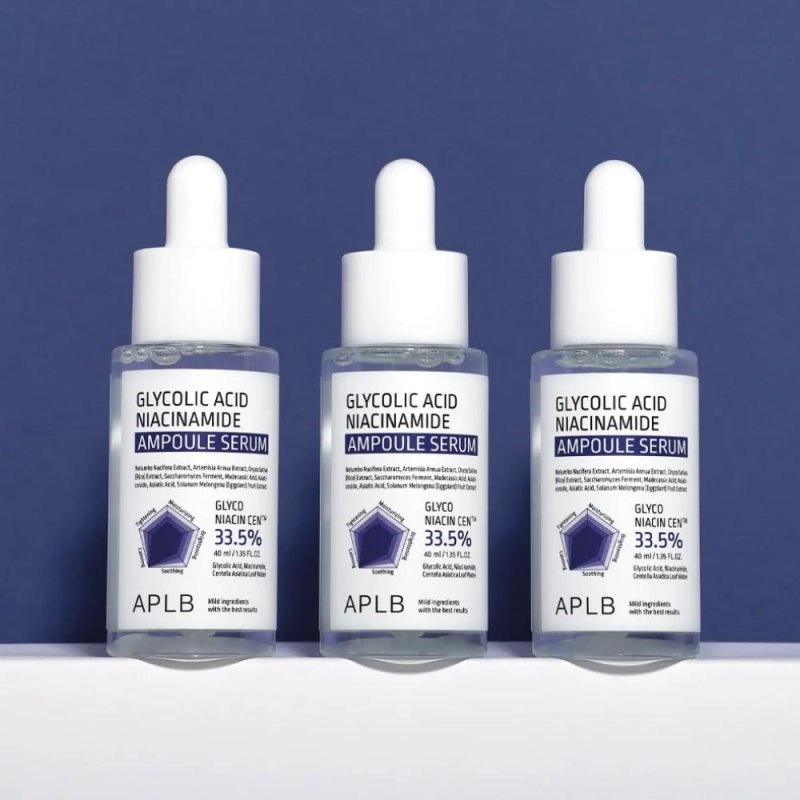 SERUM FACIAL EN AMPOLLA DE NIACINAMIDA CON ACIDO GLICOLICO APLB - 3