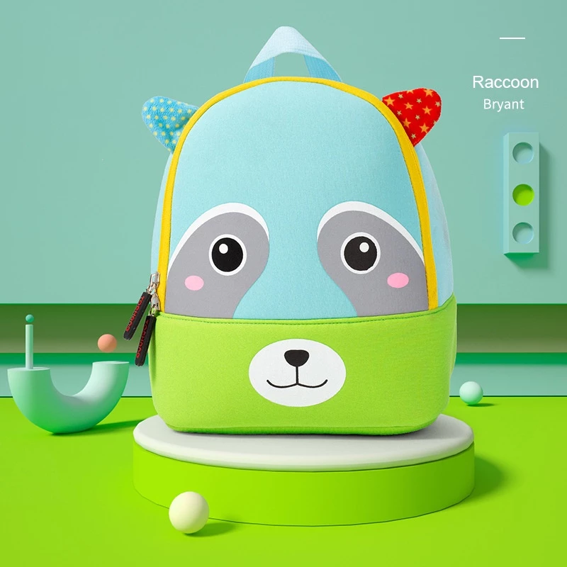 MOCHILA INFANTIL ZOO MAPACHE - 1
