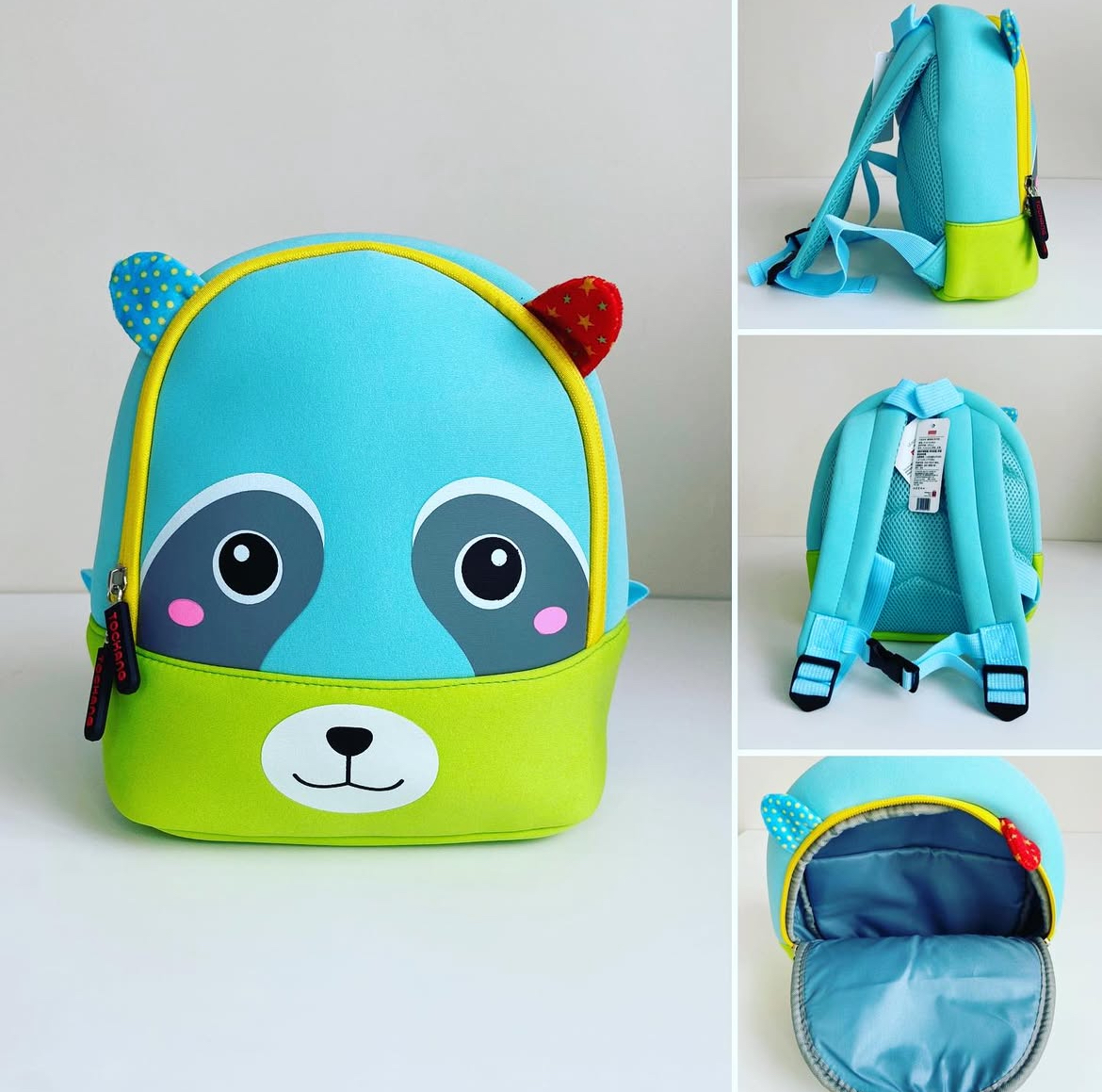 MOCHILA INFANTIL ZOO MAPACHE - 2