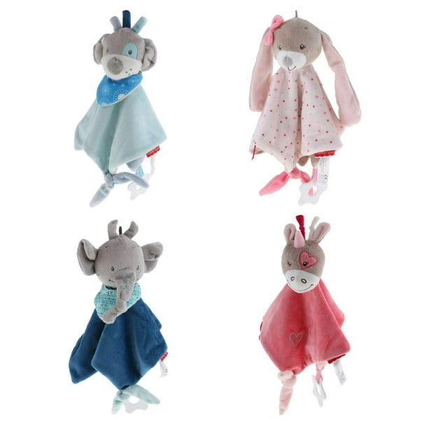 MANTA DE PELUCHE PARA BEBE AZUL PERRO - NATHOEMY - 5