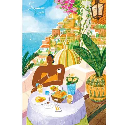 ROMPECABEZAS 1000 PIEZAS 'AMALFI HOLIDAY' - PAISAJE DE ITALIA (ROLIFE) - 4