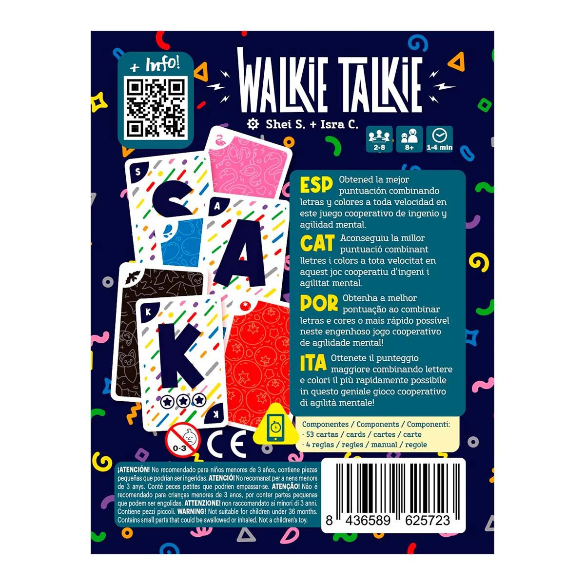 WALKIE TALKIE - JUEGO DE CARTAS COOPERATIVO EN TIEMPO REAL - 2