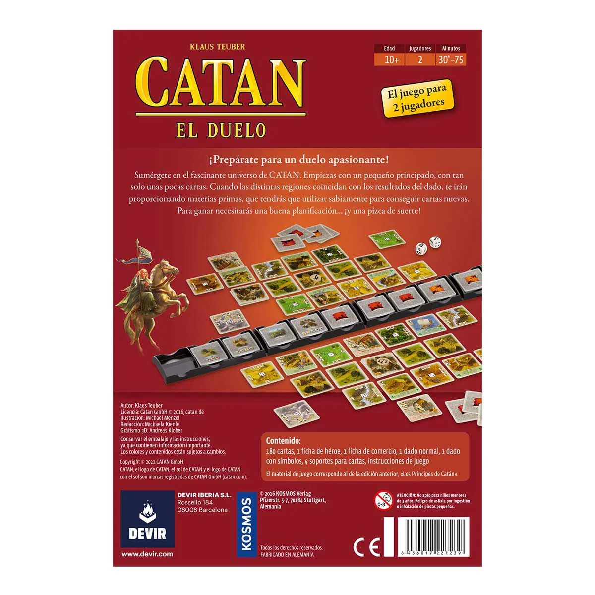 CATAN: EL DUELO - JUEGO DE CARTAS PARA 2 JUGADORES - 2