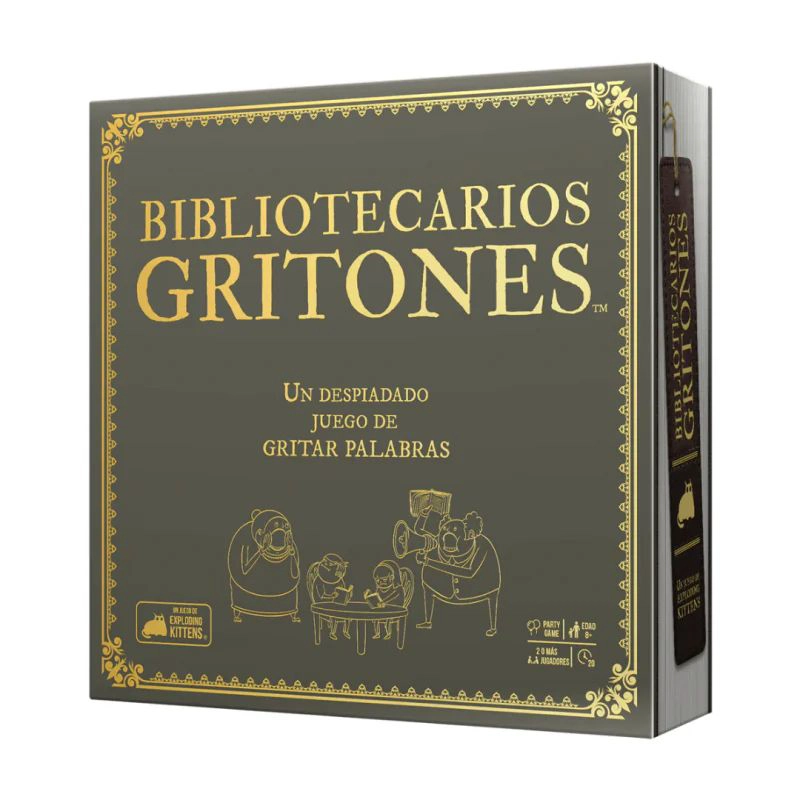 BIBLIOTECARIOS GRITONES - ¡UN DESPIADADO JUEGO DE GRITAR PALABRAS! - 1