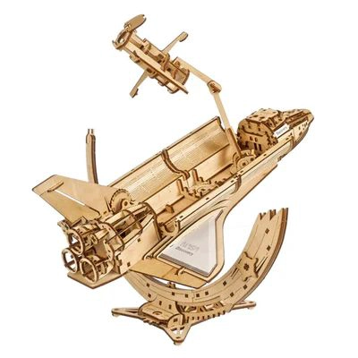 UGEARS TRANSBORDADOR ESPACIAL DISCOVERY DE LA NASA - PUZZLE 3D DE TENSEGRIDAD - 4