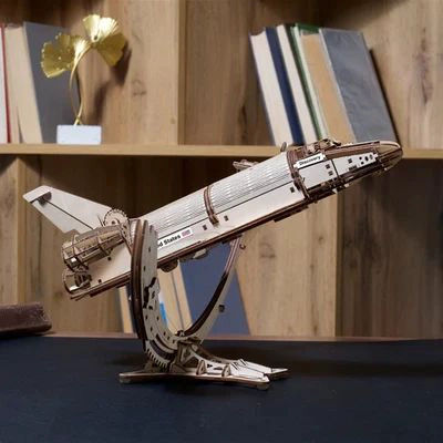 UGEARS TRANSBORDADOR ESPACIAL DISCOVERY DE LA NASA - PUZZLE 3D DE TENSEGRIDAD - 6
