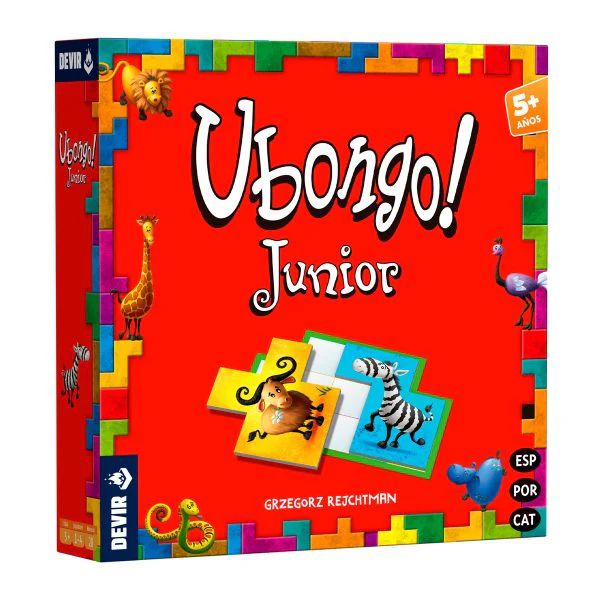 UBONGO JUNIOR (2ª EDICION) - JUEGO DE PUZZLES RAPIDO PARA NIÑOS - 1
