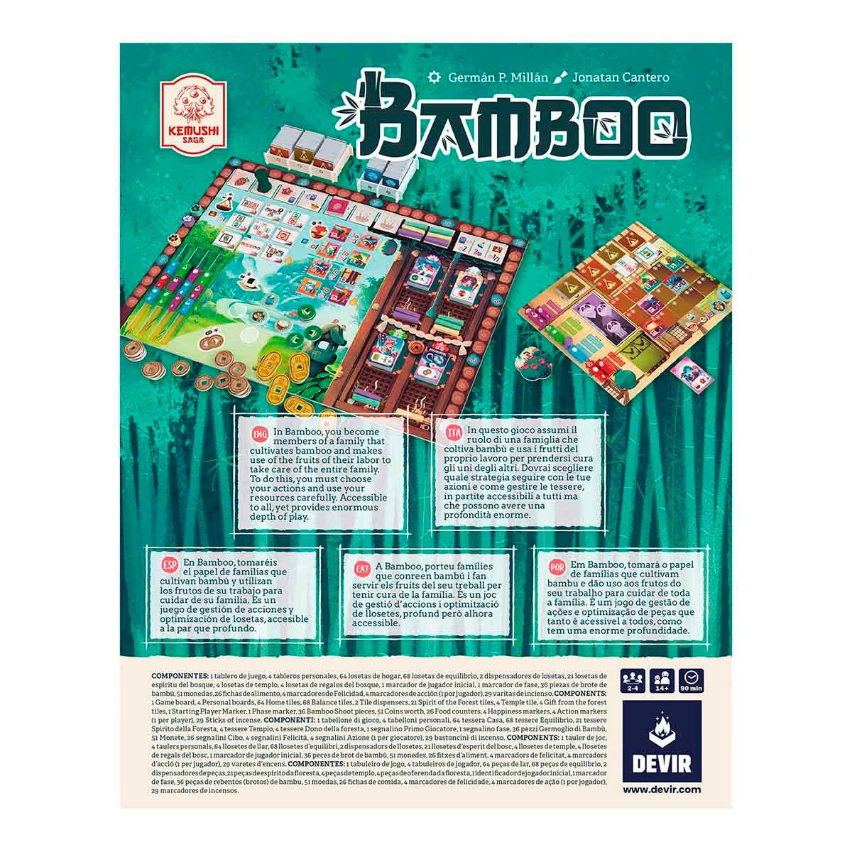 BAMBOO - JUEGO DE MESA DE ESTRATEGIA Y GESTION DE ACCIONES (DEVIR) - 4