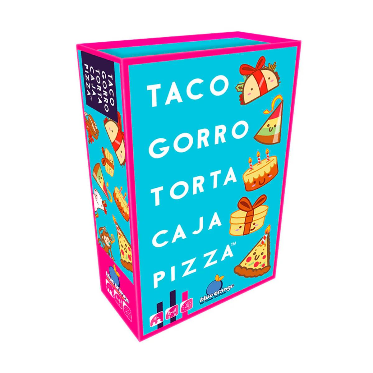 TACO GORRO TORTA CAJA PIZZA - JUEGO DE CARTAS RAPIDO Y DIVERTIDO