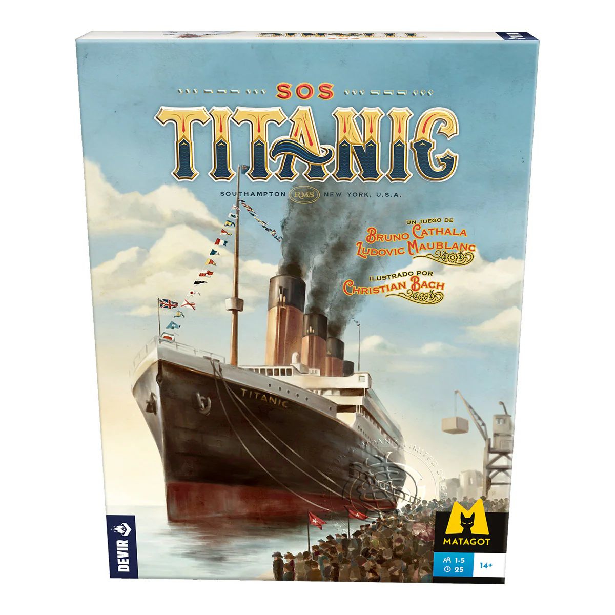 SOS TITANIC - JUEGO DE MESA COOPERATIVO Y EN SOLITARIO (DEVIR) - 1