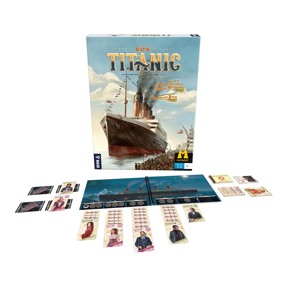 SOS TITANIC - JUEGO DE MESA COOPERATIVO Y EN SOLITARIO (DEVIR) - 2
