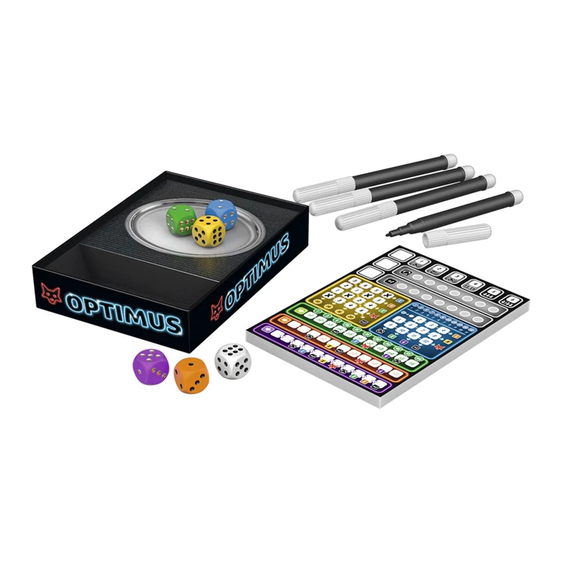 OPTIMUS - INGENIOSO JUEGO DE DADOS ROLL & WRITE - 2