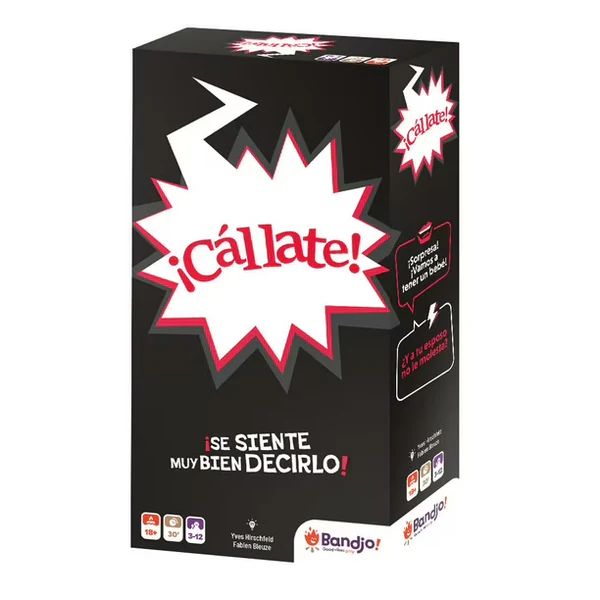 ¡CALLATE! - JUEGO DE MESA DE HUMOR Y RESPUESTAS RAPIDAS - 1