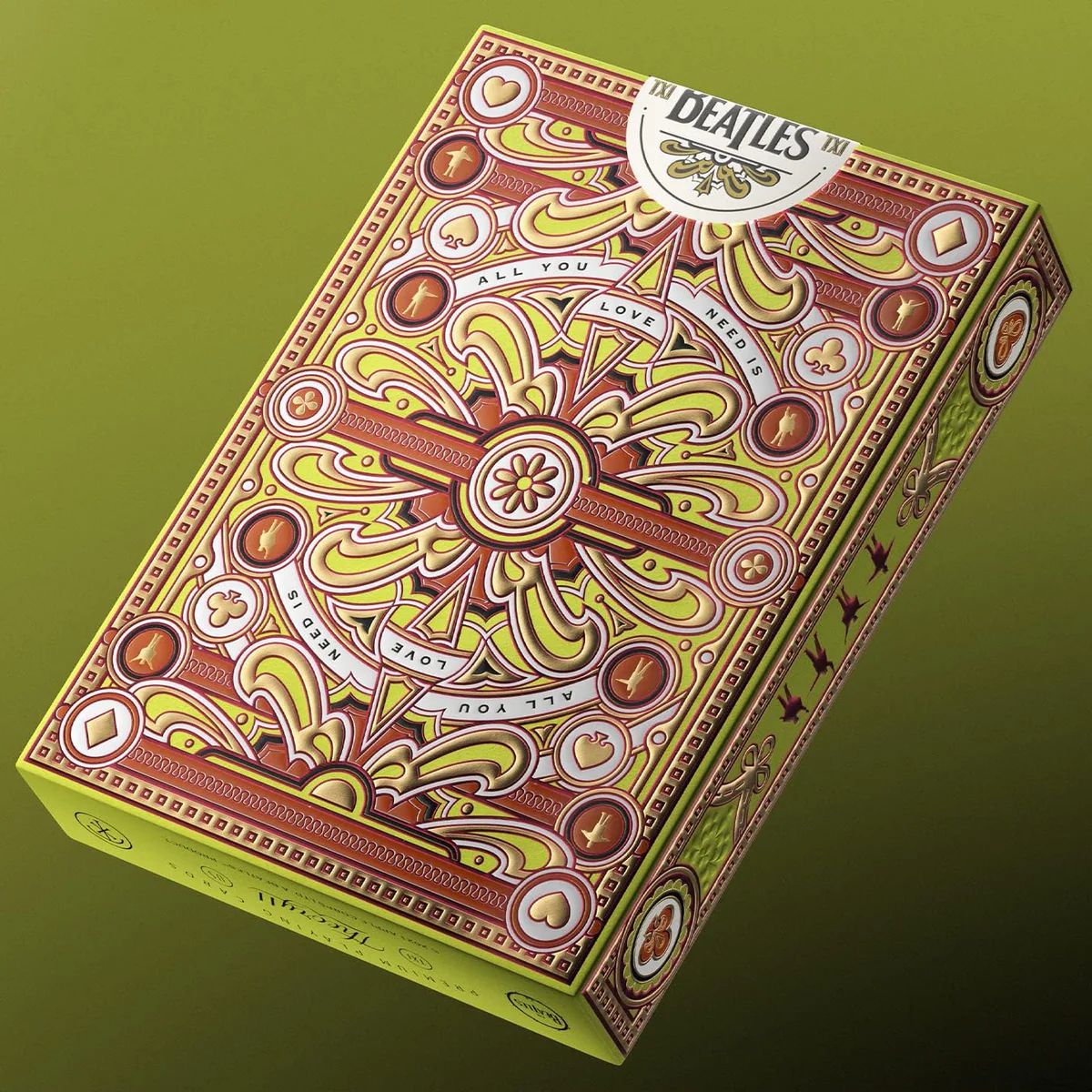 THEORY11 THE BEATLES - BARAJA DE CARTAS PREMIUM (GREEN DECK) - VERSION SGT. PEPPER - 6