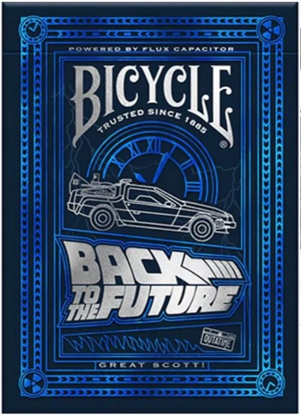 BICYCLE® BACK TO THE FUTURE - BARAJA DE CARTAS PREMIUM EDICION DELOREAN - 3