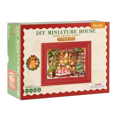 ROLIFE CUADRO MINIATURA DIY: CHRISTMAS EVE PARTY (DP005) - LA MAGIA DE LA NOCHEBUENA - 1