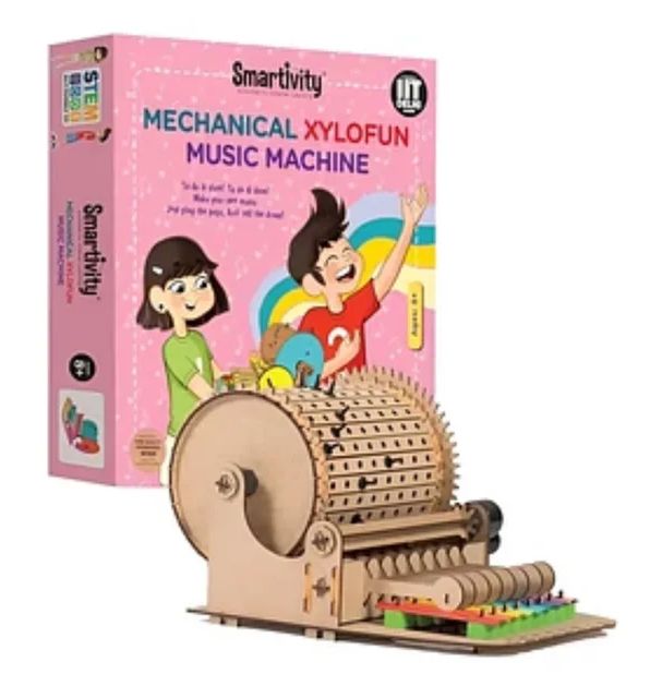 SMARTIVITY XILOFONO MECANICO (MECHANICAL XYLOFUN) - KIT STEM DE MADERA - 1