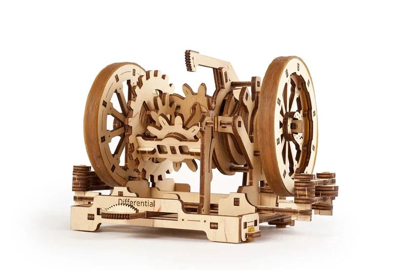 UGEARS DIFERENCIAL - MAQUETA MECANICA DE MADERA 3D - 2