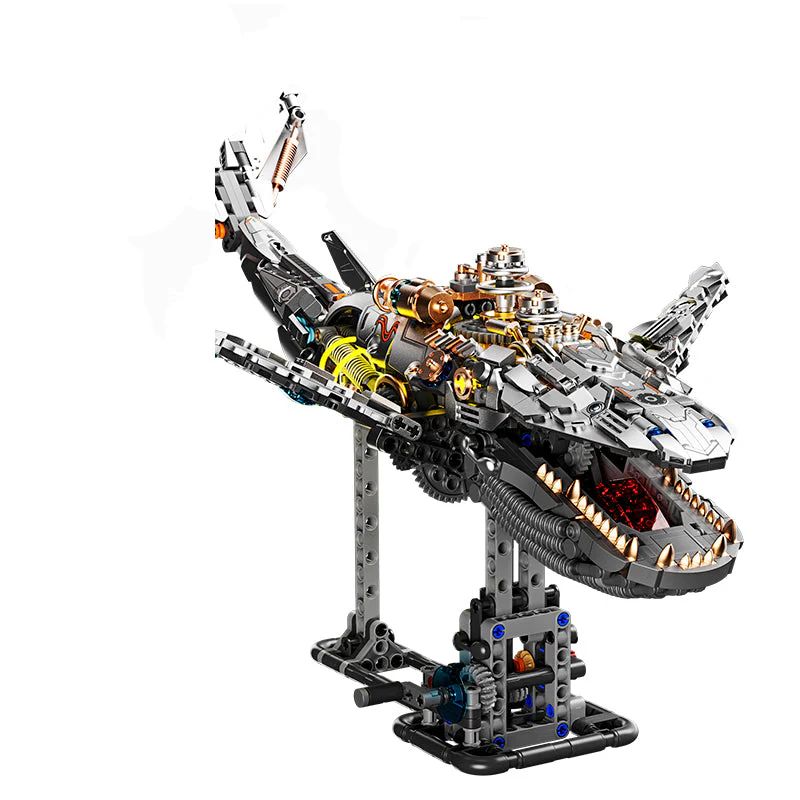 BALLENA MECANICA - BLOQUES DE CONSTRUCCION SERIE ANIMALES MARINOS (1388+ PCS) - 1