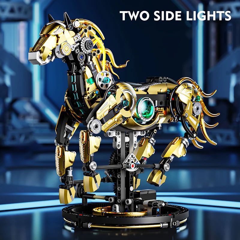 CABALLO MECANICO - SET DE BLOQUES DE CONSTRUCCION ROBOTICO (MJ 13088) - 4
