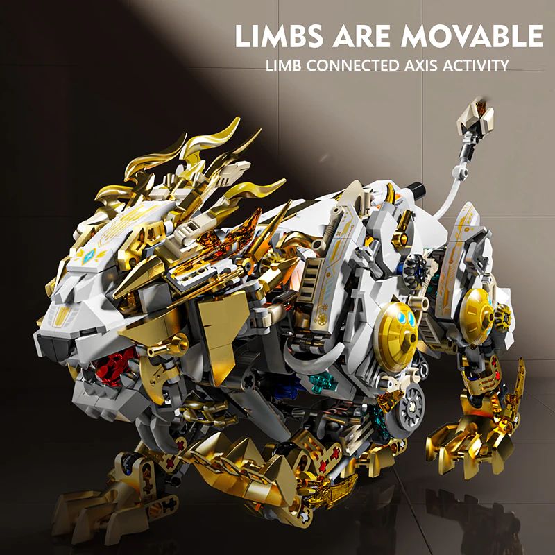LEON MECANICO - SET DE BLOQUES DE CONSTRUCCION ROBOTICO (13090) - 2