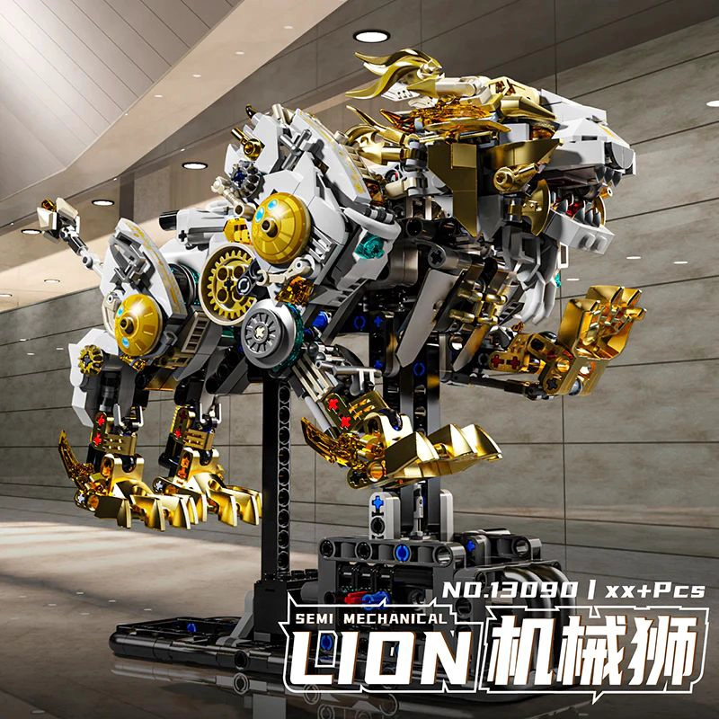 LEON MECANICO - SET DE BLOQUES DE CONSTRUCCION ROBOTICO (13090) - 4