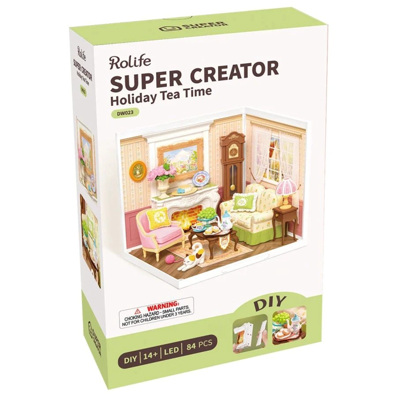ROLIFE SUPER CREATOR: HOLIDAY TEA TIME (DW023) - MAQUETA MODULAR DIY PARA PRINCIPIANTES - 7